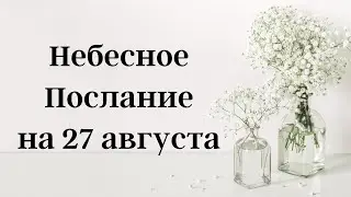 Небесное послание на 27 августа. Мир прекрасен.