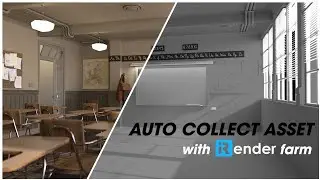 Auto collect asset and auto upload file to render farm | iRender Cloud Rendering