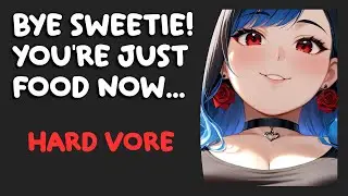 Betrayal! Eaten by your Giantess Friend 🥺 [F4A] [Hard Vore] [Vore ASMR] [Eating Sounds] [Digestion]