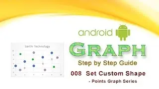 008: Custom Shape - Points Graph Series: Android Graph View tutorial