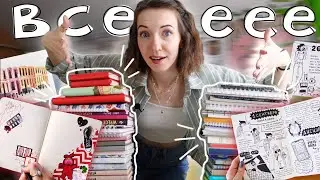 Заполняю ВСЕ СВОИ БЛОКНОТЫ✏️📓