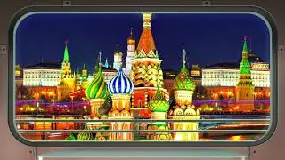 Видео-заставка для мероприятия.  Россия из окна поезда. Создание видео заставок. Создание анимации