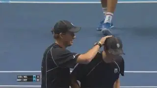 Watch Bob Bryan Hit Mike Bryan On The Head With A Serve