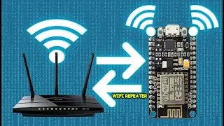 Build your own Wi-Fi Repeater or Range extender using NodeMCU || WDS Bridge ESP8266