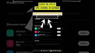 Twitter NEW 'List Search' Feature