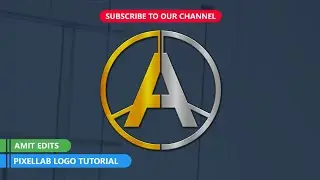 A Professional Logo Design on Pixellab | A Logo | A Logo Edit tutorial on Pixellab