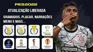 🎮 O NOVO PES 2022 no XBOX 360 GRATIS PERSONALIZADO - GRAMADOS HD, PLACAR, NARRAÇÕES e muito mais