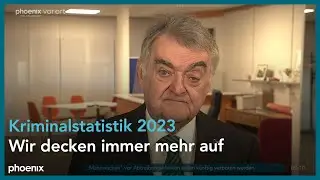 phoenix tagesgespräch mit Herbert Reul zur polizeilichen Kriminalstatistik 2023 am 09.04.24