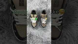 Real Vs Fake Cactus Jack SB Dunks 