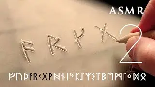 ASMR Runic Alphabet Ramble (A, R, K, G)