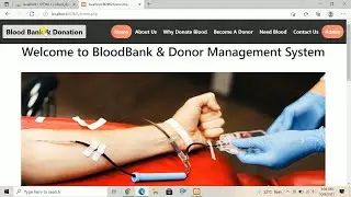 Blood Bank Management System DBMS/WT Mini Project With Source Code