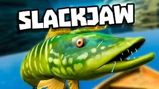 CATCHING SLACKJAW, THE LEGENDARY FISH! - Catch & Release Gameplay - VR HTC Vive Pro