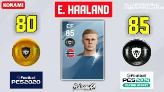 All Confirmed Gold To Black Ball Upgrades in Pes 2021 Mobile & PC