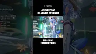 AYAKA DESTROY THE CHICKEN MUSHROOM #shorts  #genshinimpact