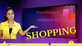 Shopping vocabulary | Improve your spoken English | English with Sam