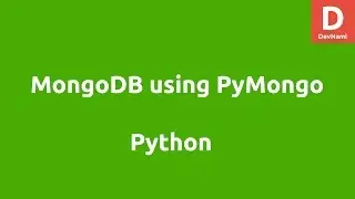 Python MongoDB using PyMongo