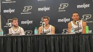 Braden Smith, Cam Heide, and Trey Kaufman-Renn Postgame Interview Purdue Basketball vs Maryland