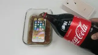 iPhone 8 Coca-Cola Freeze Test 24 Hours!