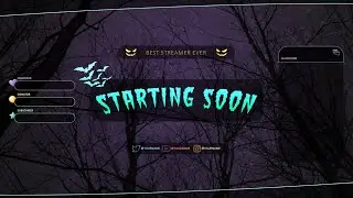 FREE Halloween Overlay pack (Twitch/ Mixer/ OBS/ SLOBS)