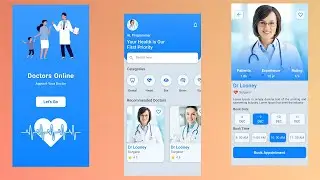 Doctor Appointment Booking App UI Design In Flutter - Flutter UI Design