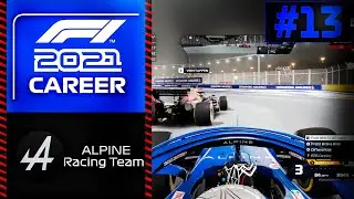 WHAT WAS MAX VERSTAPPEN THINKING?! F1 2021 Alpine Mod Career Mode Round 13 Singapore GP!