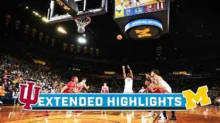 Indiana at Michigan | Extended Highlights | Big Ten Mens Basketball | Dec. 5, 2023