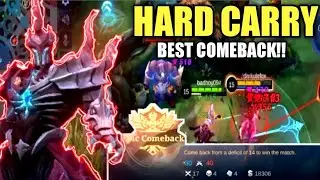 ARGUS HARD CARRY MADE AN IMPOSSIBLE COMEBACK | TOP GLOBAL ARGUS BEST BUILD 2021| MLBB