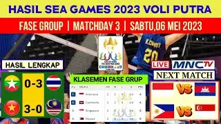 Hasil Sea Games 2023 Voli Putra | Vietnam vs Malaysia | Klasemen Voli Sea Games Kamboja 2023 Terbaru