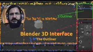 Blender 3D Interface - The Outliner window