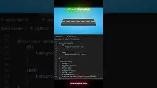 Road Loader. #html #css #javascript #tutorial #project #shorts