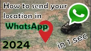 how to share current location in whatsapp