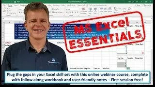 Excel Essentials Webinar - Session 1 Recording