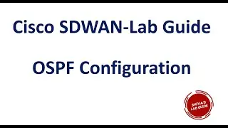 How to configure OSPF in Cisco SDWAN (Viptela) using Device Template