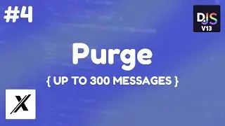 HOW TO MAKE A PURGE COMMAND UP TO 300 MESSAGE | DISCORD.JS (V13) | #4