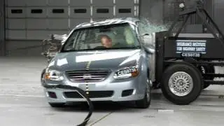 2008 Kia Spectra side IIHS crash test