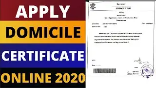 How To Apply Bihar Domicile Certificate Or Niwas Online 2020 | Apply Residential Proof Online 2020 |