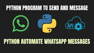 Python program to automate whatsapp | Python send whatsapp message | AIOC