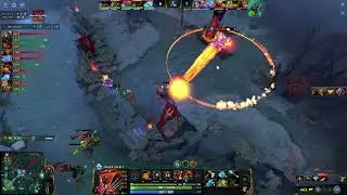 Miracle's Ember - punishing puck in the Mid Lane despite support's respo 7.33c | Rank game 
