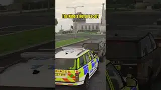 🇬🇧 Royal Escort of King Charles III in GTA 5 with Amazing UK Mods! #gta5 #uk #royal #london