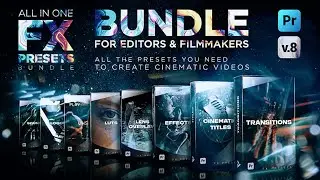 Montage Presets ( Premiere Pro Templates ) Transitions, Titles, Effects, VHS, LUTs & More