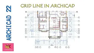 ARCHICAD GRID LINE IN ARCHICAD 