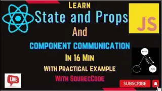 ReactJS State And Props | ReactJS Tutorial For Beginners | Learn ReactJS For Beginners