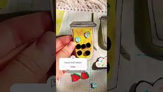 BUBBLE TEA кафе #shortvideo #бумажнаякухня #bubbletea #subscribe #shorts @mariamweasley8921