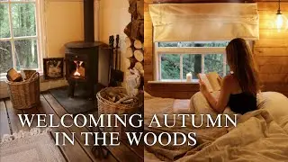 🍂 Autumn in the woods 🍁 Realistic Slow Living Tips from Mum of 2 & Small Biz Owner, UK vlog