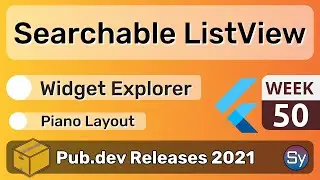 Flutter Searchable ListView, Render Tree Explorer & Co. - 50 - PUB.DEV RELEASES