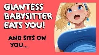 Smothered and Eaten by your Babysitter! 😍 [F4A] [Giantess] [Vore ASMR] [Smothering] [Stomach Sounds]