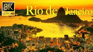 Rio de Janeiro, Brazil in 8K UHD Drone