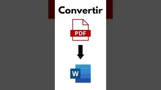 Convertir un fichier PDF en fichier Word