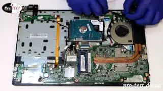 Как разобрать ноутбук Acer V5-551. Ремонт ноутбука Макеевка. Чистка ноутбука Макеевка