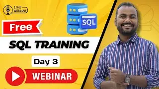 [Hindi DAY 3] FREE SQL Webinar | 30 days free software training | Learnomate Technologies